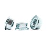 M5 Hexagon Nut With Serrated Flange Steel Locking Nuts cl.8 Zinc Plated DIN 6923 (Pack of 20)