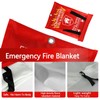 Demiwise Fire Blankets for Home and Kitchen,4-Pack 40"x40" Emergency Fire