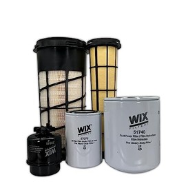 HERO Maintenance Filter Kit For John Deere 5055E Utility Tractor Filters Compatible With OEM RE282286 RE282287 RE519626 RE45864 RE60021 IT4