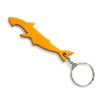 Komonee Shark Gold Bottle Opener Key Chain Metal Sea Life