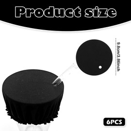 6pcs Reusable Drink Cover Scrunchie with Straw Hole,Elastic Cup Protector for Alcohol Spiking Prevention, Washable & Universal Fit for Women