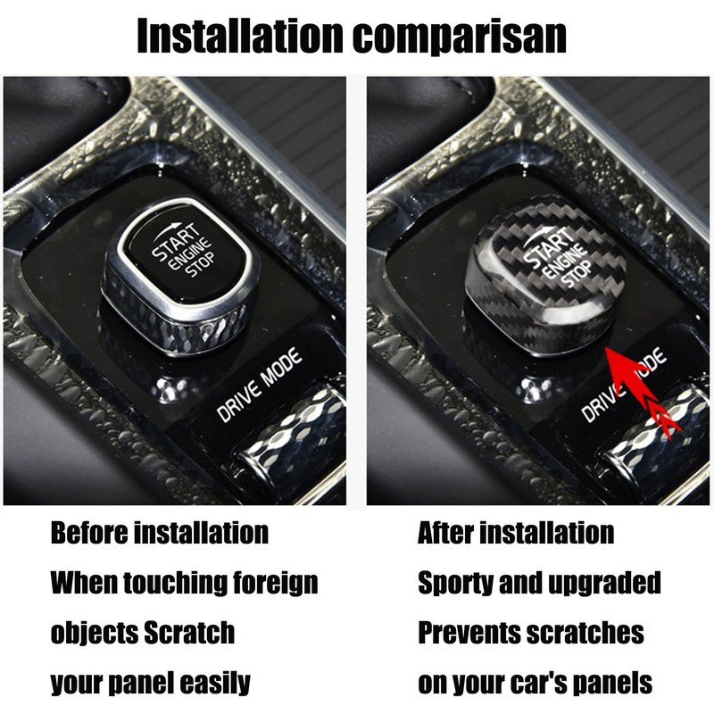 WADY Engine Start Stop Button Switch, Fit for Volvo, V90