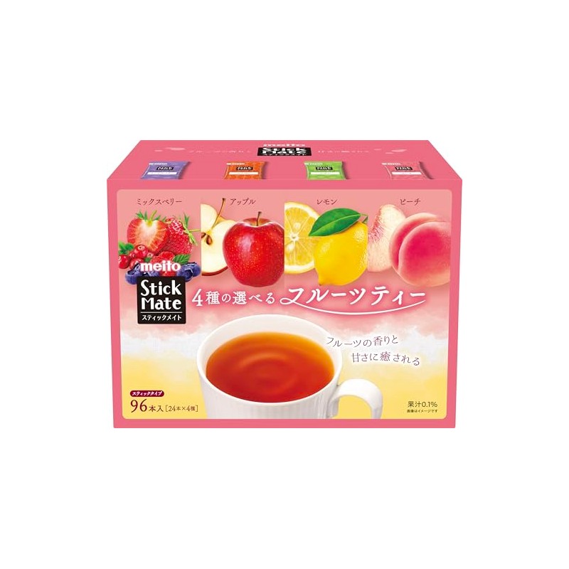 Meito Sangyo Stick Mate Fruit Tea Assortment 96P Instant (Stick)