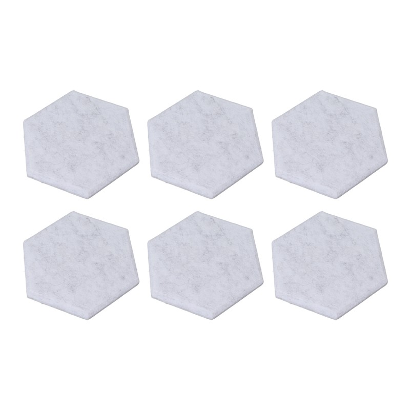 12PCS Hexagon Acoustic Panels High Density Sound Absorbing Panels Sound