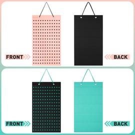 PACMAXI Shoe Charms Organizer, Hanging Shoe Charm Holder with 181 Holes, Portable Shoe Decoration Shoe Charms Display Stand, Wall Mounted Display Holder for Shoe Charms(Shoe Charms Not Included)