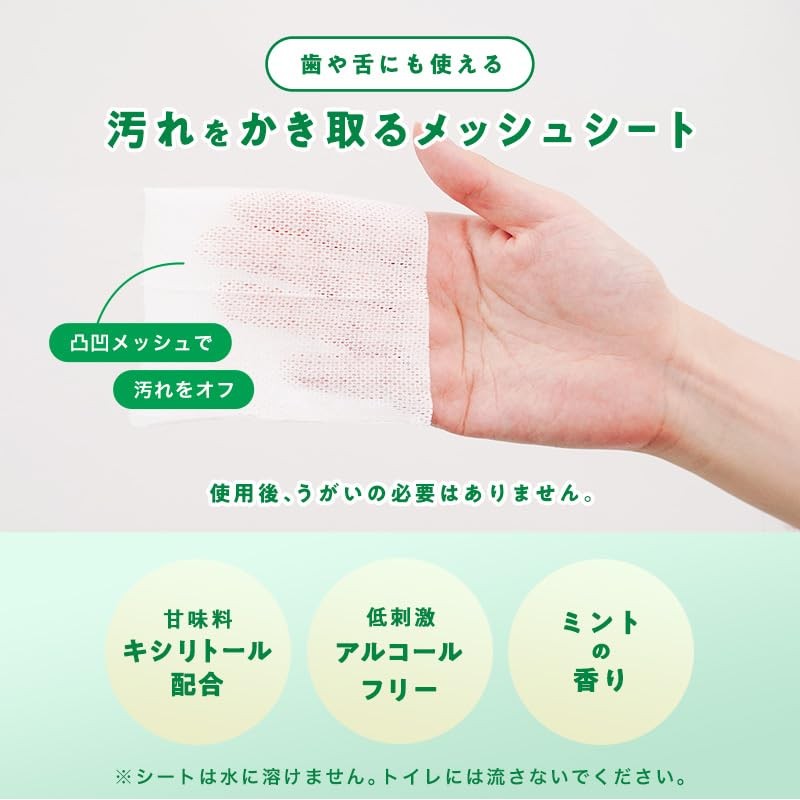 LEC Pocket Etiquette Portable Toothpaste Sheet (10 Pieces), Made in