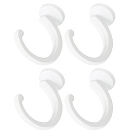 Aidoclip 4pcs Ceiling Hooks for Hanging Plants,Hanging Hanging Lights Metal Small Hooks,Indoor Outdoor Wall Heavy Duty Plant Hanger Swag Hook