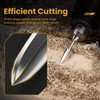 LuMuank Wood Carving Bits for Dremel Tool Accessories, 5Pcs Different