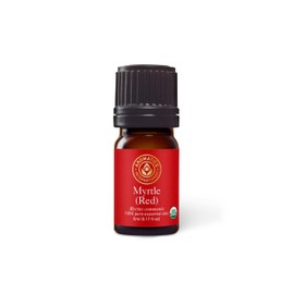Aromatics International Premium Organic Myrtle Red Essential Oil 5ml | 100% Pure Essential Oil for Diffusion, Aromatherapy & Wellness Use