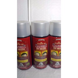 Plantimex 3 BOTTLES OF SHAMPOO ACEITE DE SANGRE DE GRADO SPECIAL HERBAL EXTRACT  16 FL OZ 