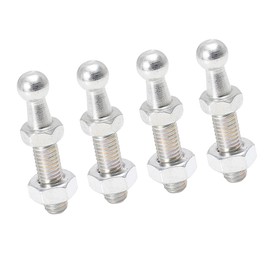 A ABSOPRO Gas Strut Ball Stud 10mm M8x25mm Silver Tone for Gas Struts Shocks
