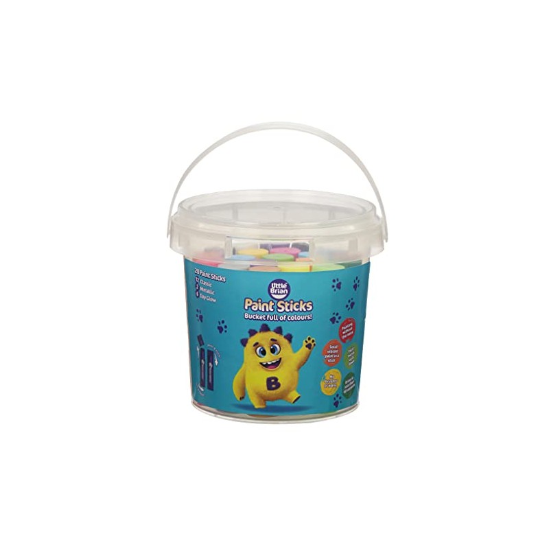 Little Brian 20 Paint Sticks Bucket