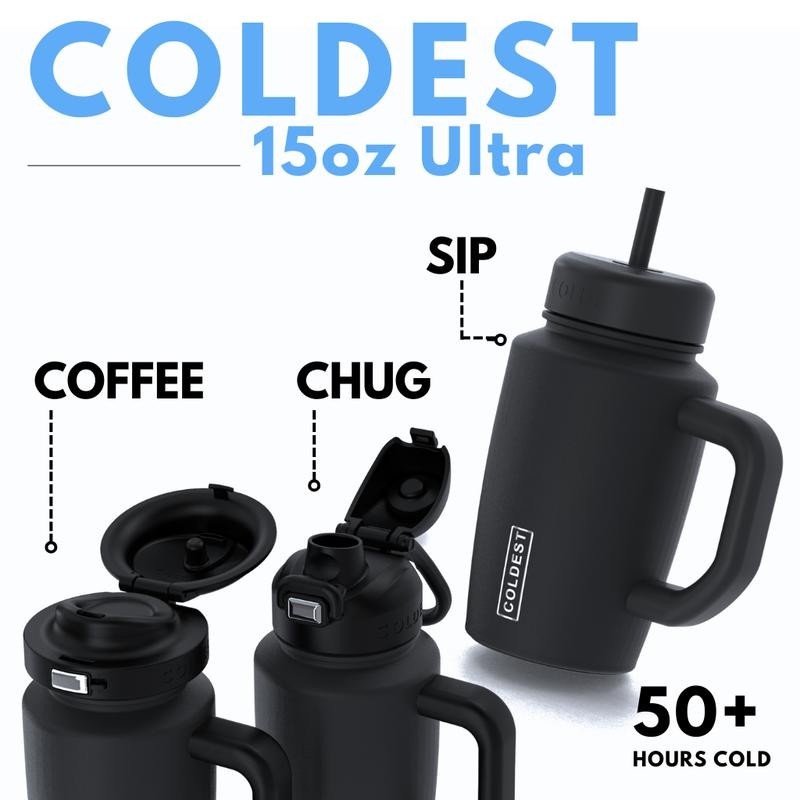 COLDEST 15oz Limitless Ultra v8:_Stealth Black Ultra_15oz