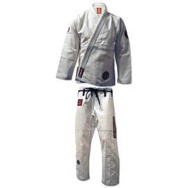 ROLL HARD Brand Brazilian Jiu Jitsu Kimonos - White (A7)
