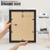 A PLUS MAX 8x12 Picture Frame Set of 2, Black