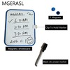 MGERASL Magnetic Whiteboard, Erasable Notepad, Portable Drawing Board, Teaching Whiteboard,