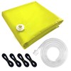 Leak Diverter Tarp with Hose 5' X 5' Roof Leak