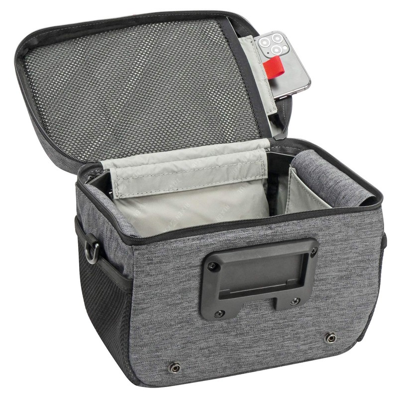 Rixen & Kaul Klickfix Aventour City Bicycle Handlebar Bag Grey