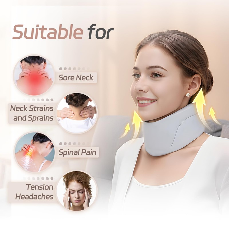Neck Brace for Neck Pain and Support, Cervical Collar -