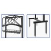 Fire Beauty Heavy-Duty Portable Garden Hose Holder with Storage Basket,120+