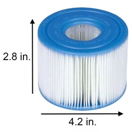 Intex 12 X Intex Purespa Tipo S1 Easy Set Pool Cartuchos De Filtro
