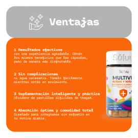 2-pack Vitaminas Niños Gomitas Protección Inositol Calcio Frutas