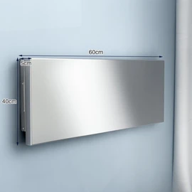 23.6 * 16in Medium Stainless Steel Folding Wall Shelf | Food Truck | Kitchen, Restaurant, Garage, Laundry, Utility Room Folding Concession Shelf