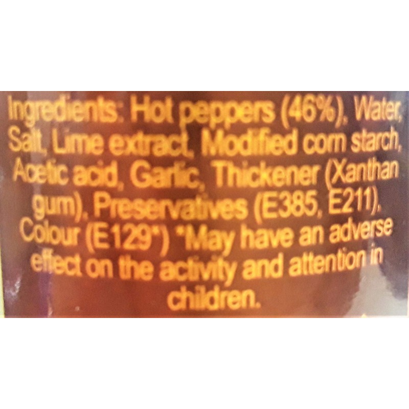Baron Blazing Hot Sauce 155g, 3 Bottles