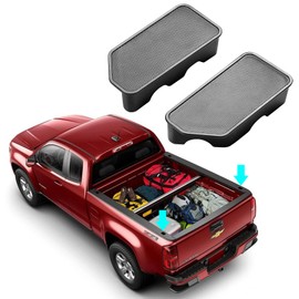 TTCR-II Bed Rail Stake Hole Covers For 2015-2022 GMC Canyon and Chevy Colorado, Truck Bonneau Covers Stake Pocket Plugs For Canyon Denali/SLE/SLT/AT4/Base and Colorado Base/LT/Work Truck/Z71 (2 Packs)