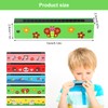 ZMDMAH 5 x Children's Harmonica, 16-Hole Harmonica, Wooden Harmonica, Harmonica