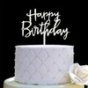 JIEEIN - Decoración para tarta de feliz cumpleaños, decoración para