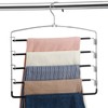 FeeraHozer Pants Hangers Non Slip 3 Pack Space Saving Hangers