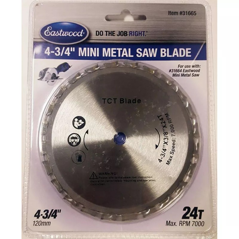 Eastwood Mini Metal Saw Replacement Blade 24 Tungsten Carbide Teeth