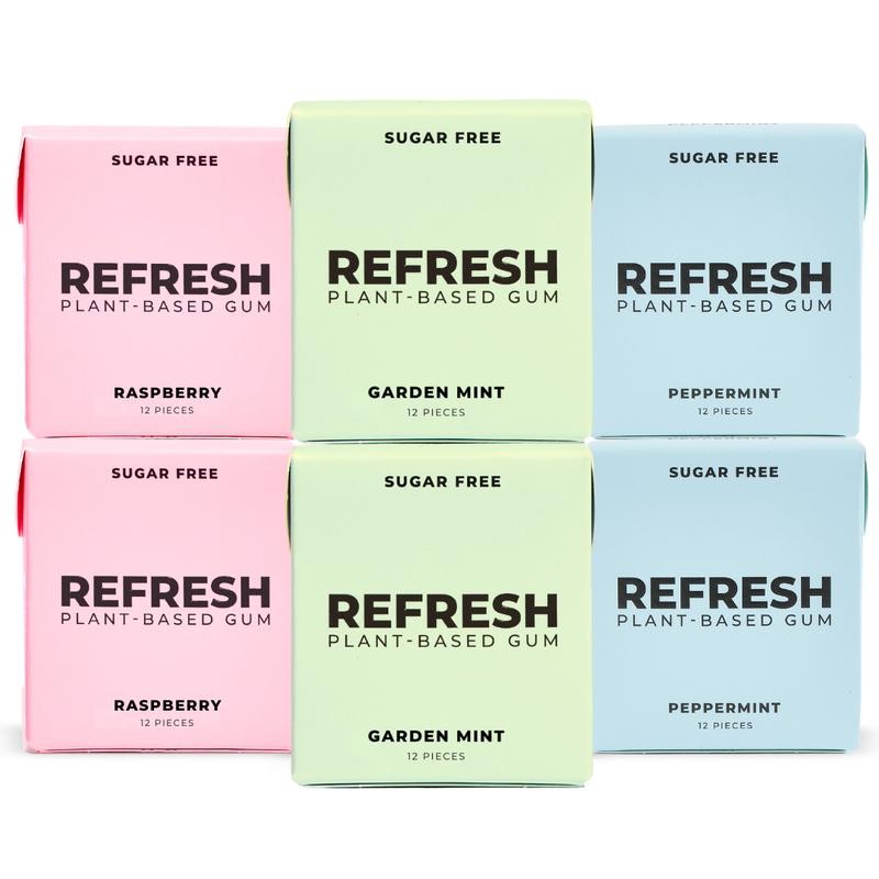Refresh Gum Variety Pack Sugar Free Chewing Gum - Xylitol,