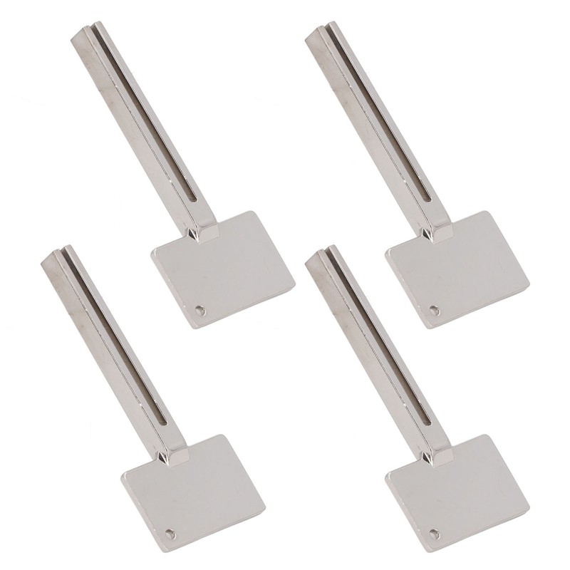 12pcs Stainless Steel Toothpaste Key Squeezer Rollers Ergonomic Heavy Duty