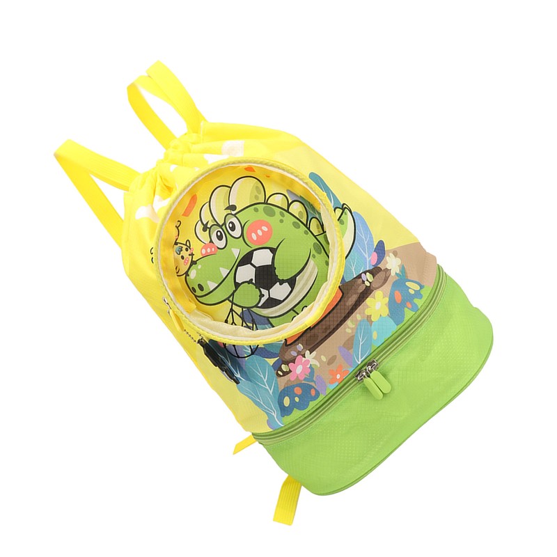 Funny Cute Cartoon Drawstring Backpack Bag Portable Kids Sports Backpack