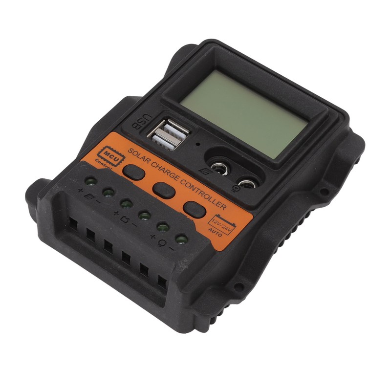 12V 24V Dual USB Solar Charge Controller PWM Photovoltaic Solar