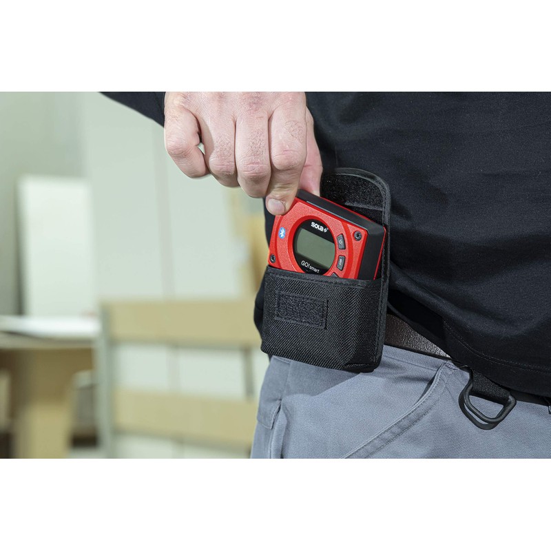 SOLA GO! Smart Digital Pocket Level with Bluetooth, Magnetic 3-Inch