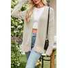 Cakulo Womens Crochet Fringe Cardigan Sweaters Oversized Lightweight Fall Open