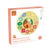 Orange Tree Toys Woodland Wooden Shape Sorter Clock, Multicolour