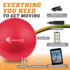 SmarterLife Exercise Ball Yoga Ball for Fitness, Balance, Stability, or