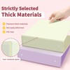 SUNEE 3 Ring Binders 2 Inch 4 Pack, Clear View