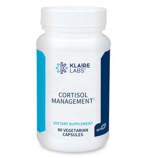 Klaire Labs Cortisol Management - Patented Herbal Stress Response Support Formula with Honokiol & Ashwagandha (90 Capsules)