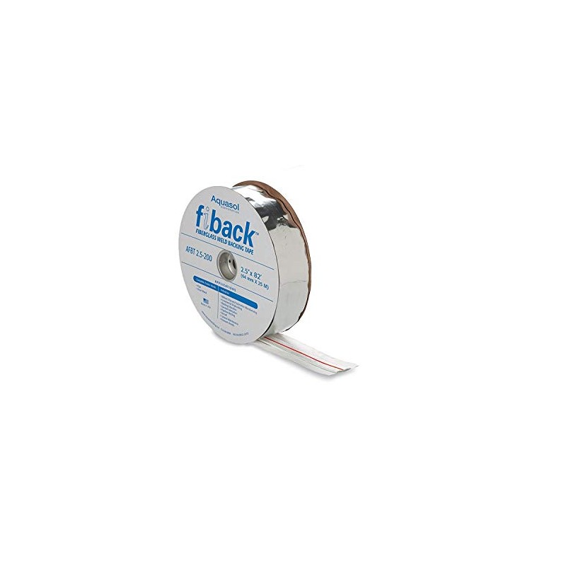 Aquasol AFBT-2.5-200 Fiback Weld Backing Tape 200 AMP, 2.5" Wide,
