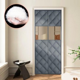Easy Self-Install Padded Windproof Curtain Curtain Window Type 120x220