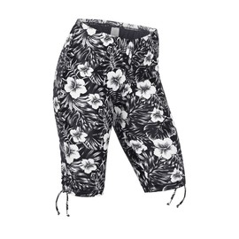 UV SKINZ Women’s Classic Swim Jammerz with UPF 50+ Sun Protection – Long Swim Shorts for Women, Womens Modest Swimsuits - Black Paradise - XL