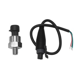 150PSI Pressure Transducer Sensor for Connector Harness 150/200 PSI Stainless Steel 1/8”-27 NPT Pressure Transducer Sensor Compatible for Oil, Fuel, Air, Water (150PSI)