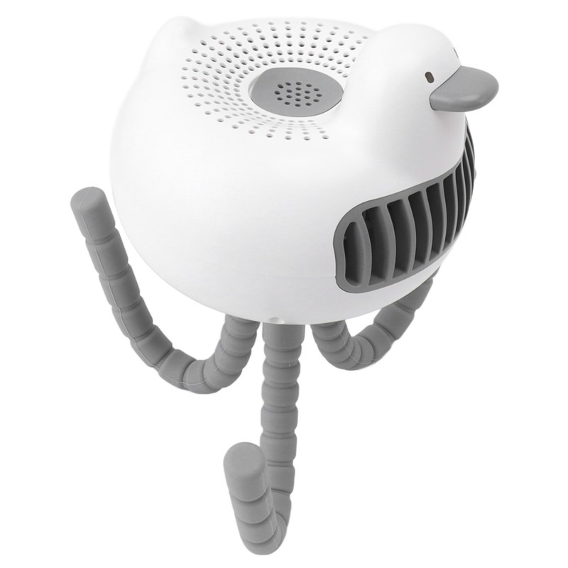 Portable Stroller Fan Low Noise Duck Shape Cute 2 Power