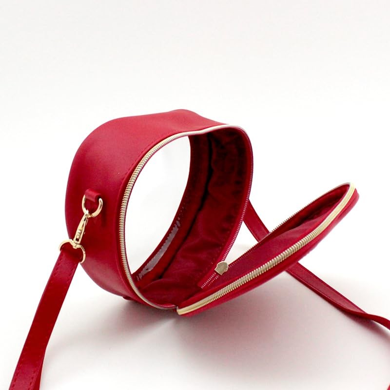 CONC CO403 nui. Sewn Shoulder Bag Heart Red