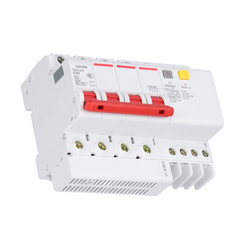 C32 Miniature Circuit Breaker 4P+N Leakage Protection for Rural Network